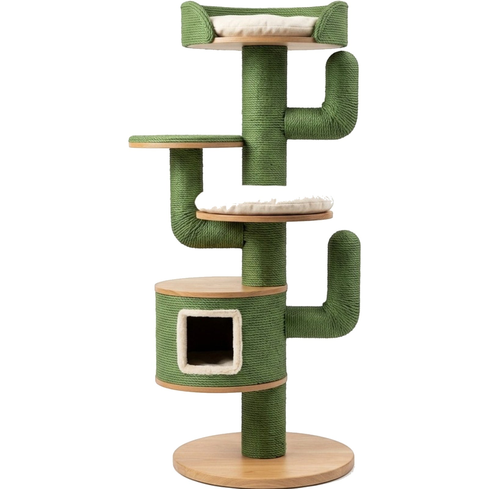 Hikrom Modern Cactus-Shaped Cat Scratching Tree